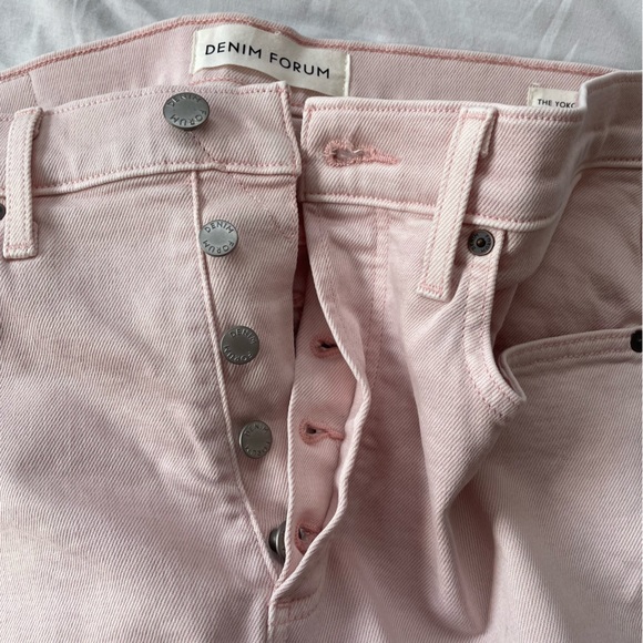Denim Forum | Yoko High Rise Slim jeans in pink, 29 - Picture 5 of 14